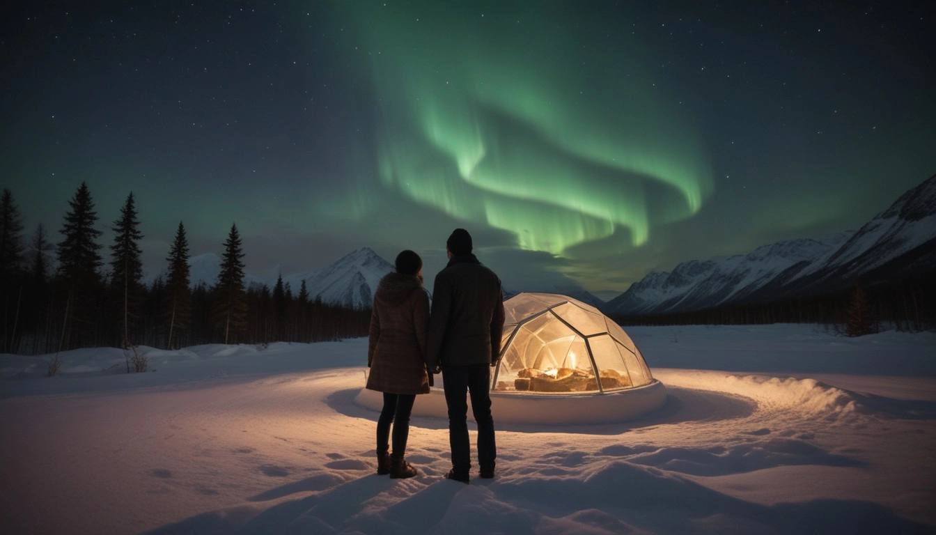 Read more about the article Watching the Northern Lights in a Glass Igloo, Finland