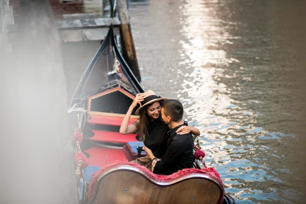 A Gondola Serenade Through Venice: Love on the Water